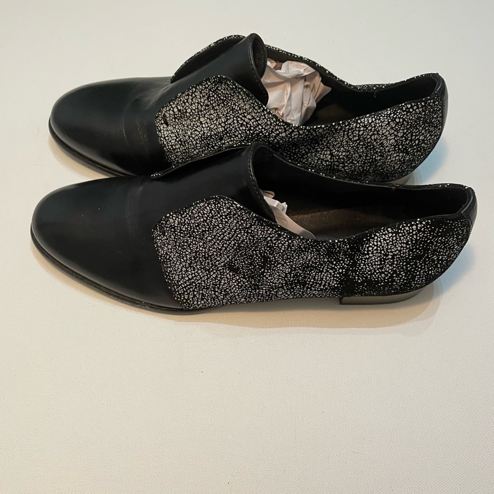 Cosmoparis Black and Gray Women's Loafers Shoes Size 38 SB-B - Picture 4 of 9